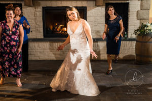 Bride dancing 