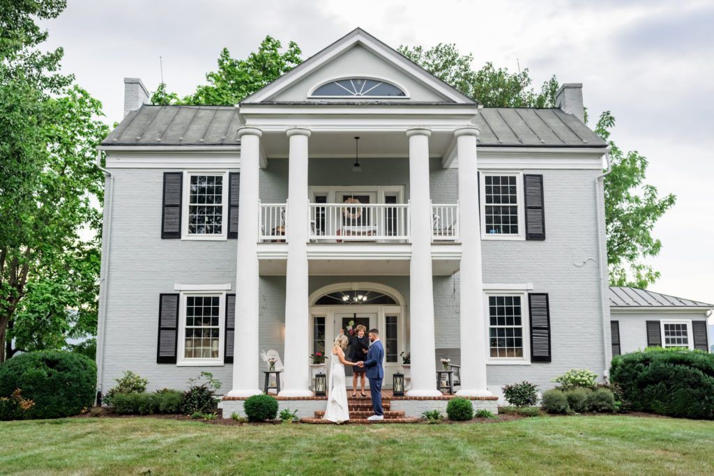 hunter ridge estate venue shot for summer charlottesville elopement